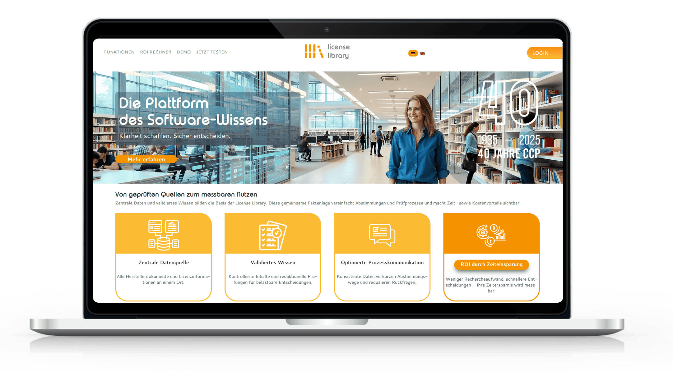 Notebook, das die Knowledgebase zeigt